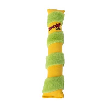 Ducky World Ducky World Catnip Toys - "big Kicker" Stick, Yellow And Green Striped