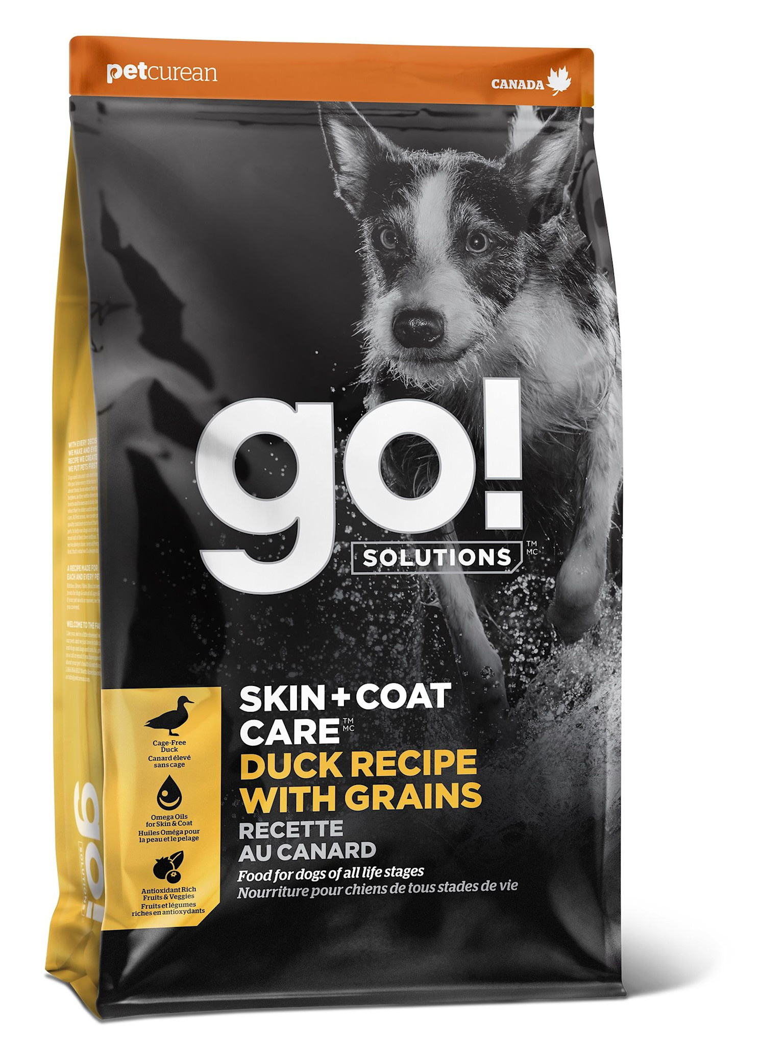 PetCurean Petcurean Go! Skin + Coat Duck Recipe For Dog 12 Lbs