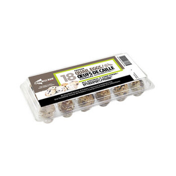 Iron Will Raw Iron Will Raw® Quail Eggs Frozen All Natural & Farm Fresh for Dogs & Cats (18 pack)