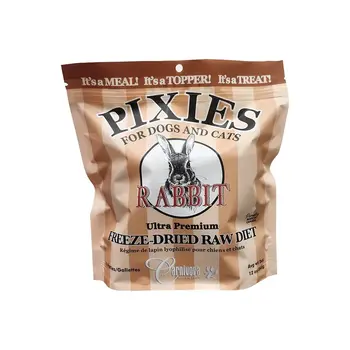 Carnivora Pixies – Freeze Dried Raw Rabbit Diet – 16 Patties