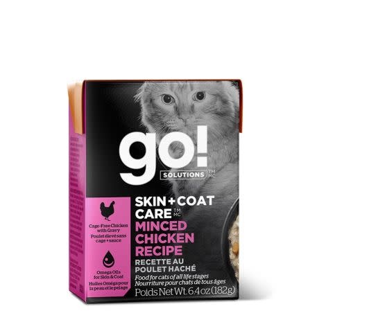PetCurean Skin + Coat Care Minced Chicken Recipe For Cats
