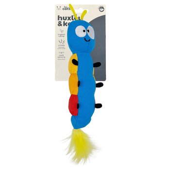 Huxley & Kent Kittybells Plush Caterpillar with Crinkle and Organic Catnip