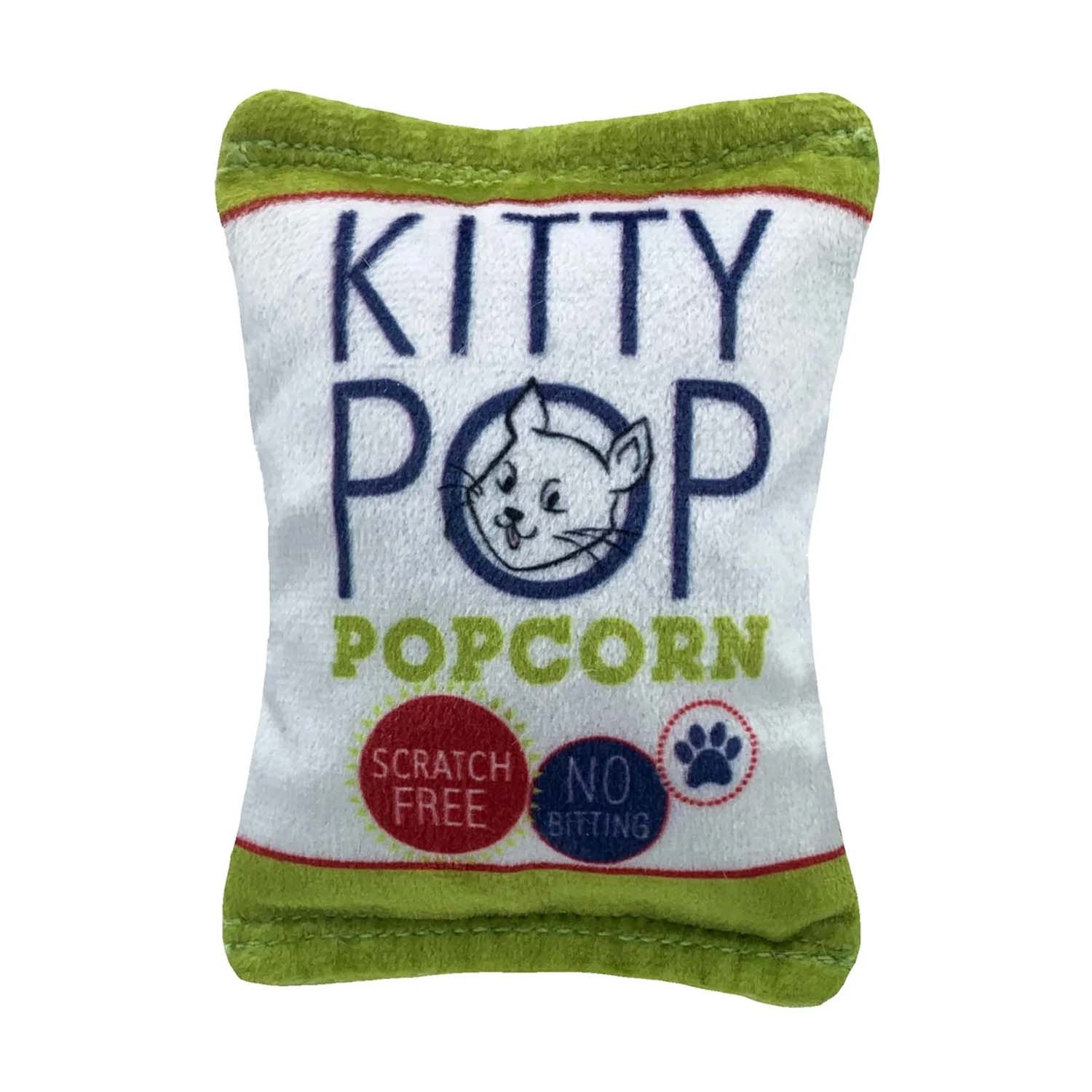 Huxley & Kent Kittybells Plush Kitty Pop with Crinkle and Organic Catnip