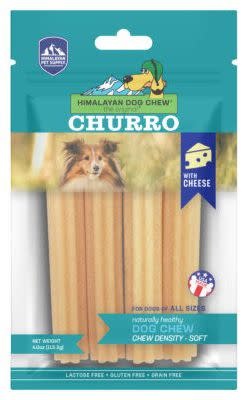 Himalayan Dog Chew Yaky Churro Dog Chews 4pk