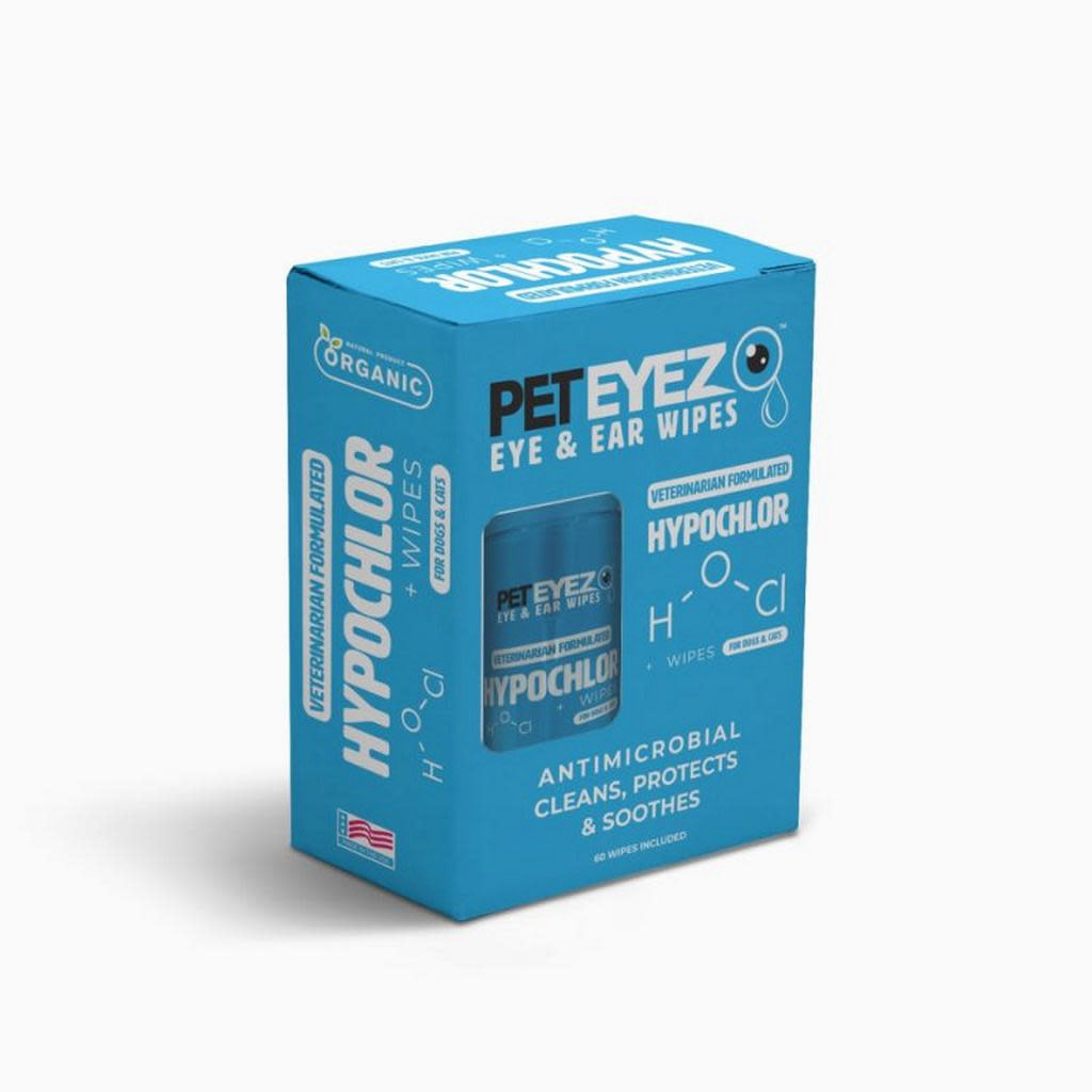 PetEyez Hypochlorand Wipes for Eyes and Ears