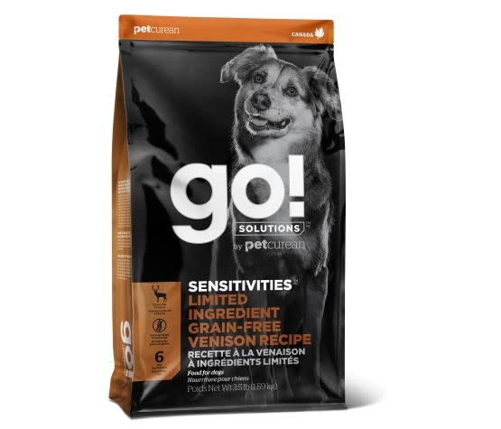 PetCurean Sensitivities Lid Grain Free Venison Recipe For Dog 3.5 Lbs