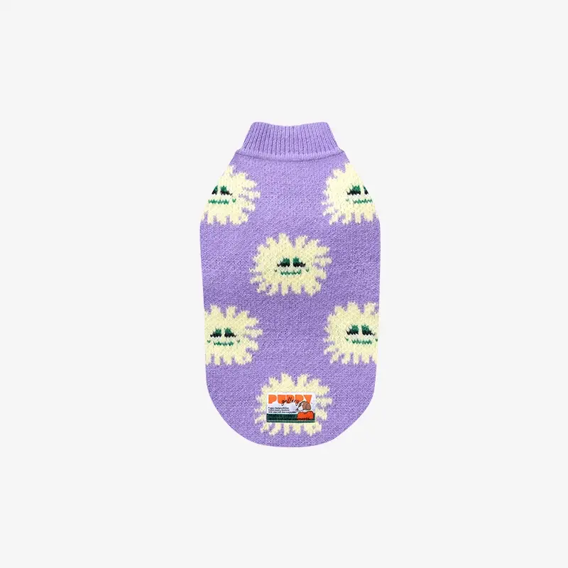 Puppy Gallery Anemone Knitted Dog Sweater