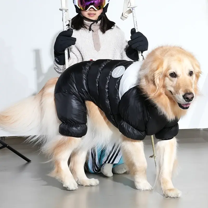 Puppy Gallery Whistler Cloud All-in-one Overall - Dog Winter Jacket