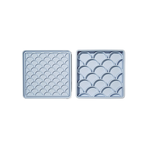 Dogged 3-in-1 Fish Scale Slow Feeder Bowl Sky