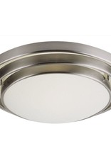 Stewart 1 Light Brushed Nickel Halogen Flush Mount Low Tide Liquidation