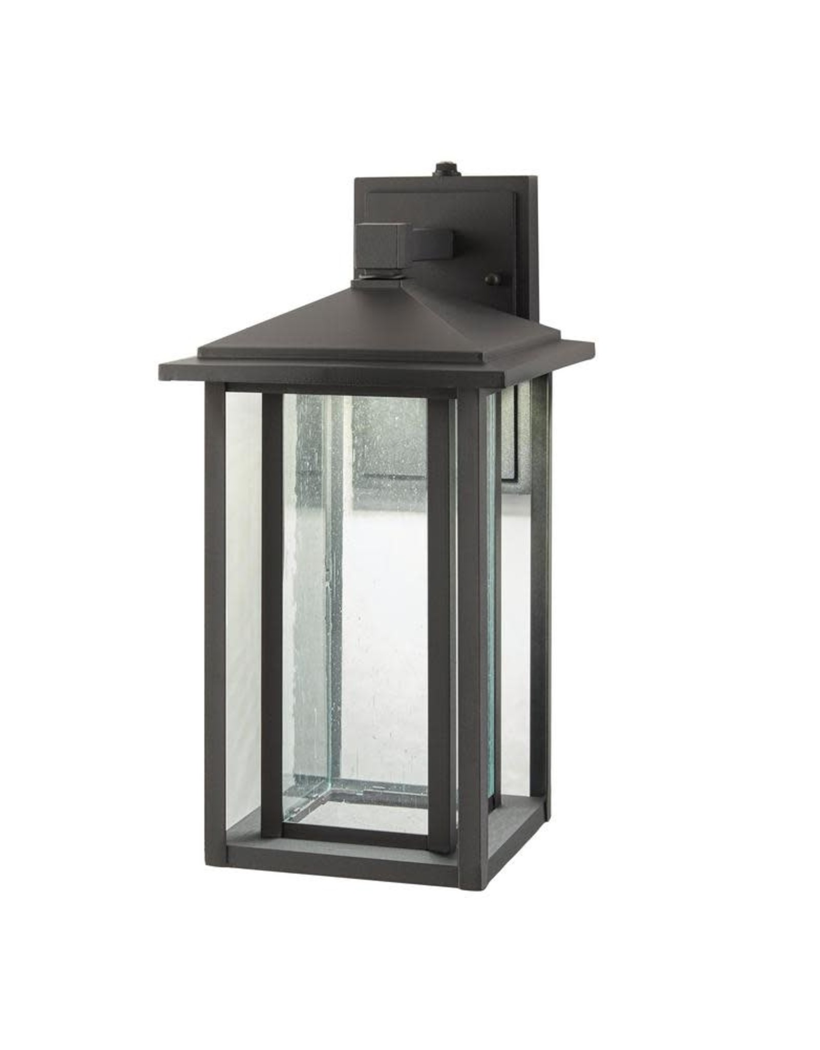 home decorators collection outdoor lighting on Black Outdoor Seeded Glass Dusk To Dawn Wall Lantern Sconce Low Tide Liquidation