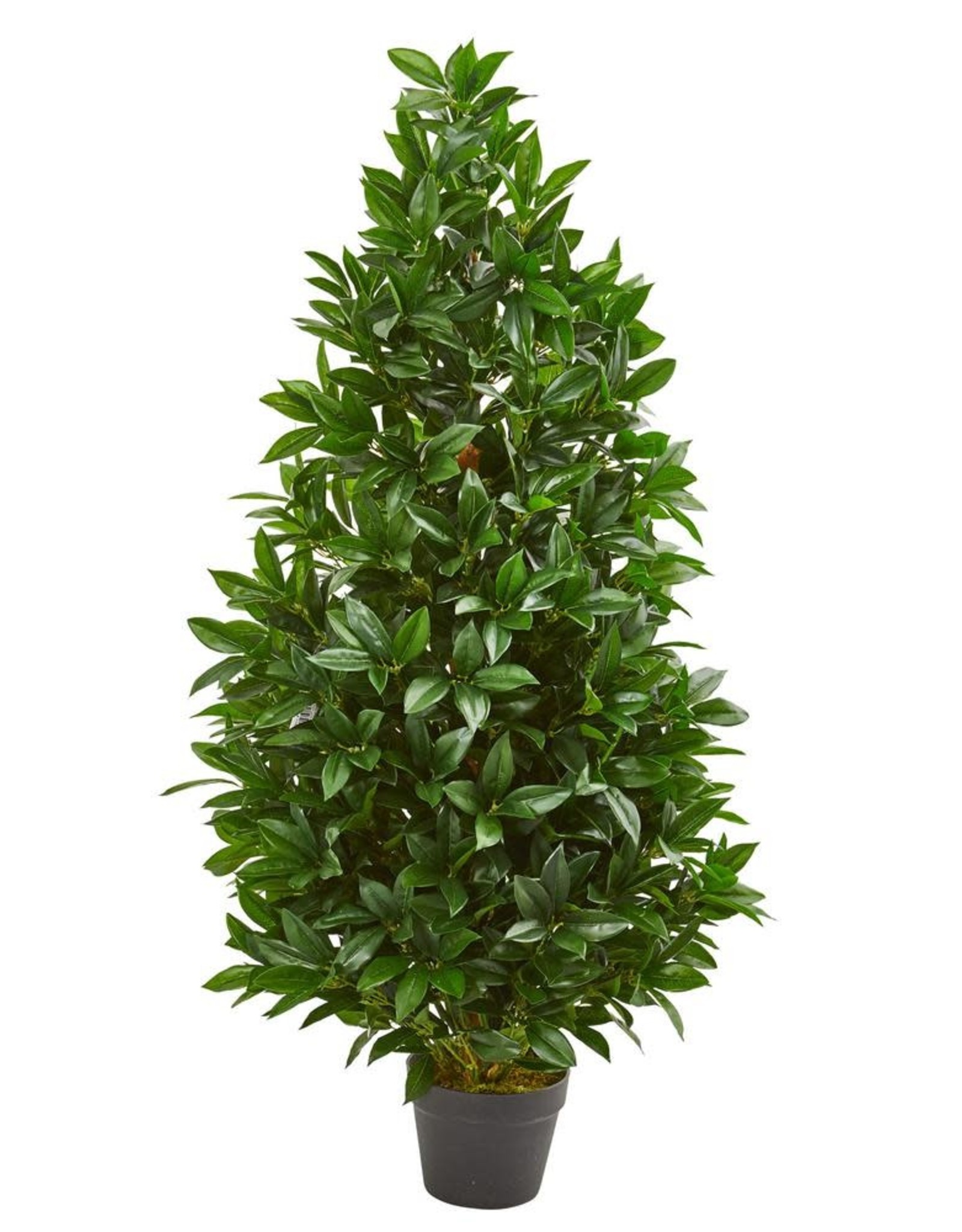 Artificial Bay Leaf Laurel Tree Plants Indoor Outdoor 4ft Height 1 Artificial Tree Bay Leaf Laurel Tree Weatherproof imitation foliage Suitable for outdoors