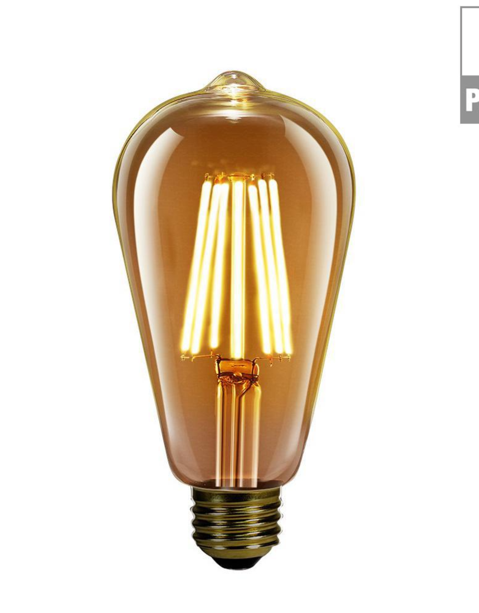 amber outdoor light bulbs on 60 Watt Equivalent St19 Dimmable Amber Glass Vintage Edison Led Light Bulb With Straight Filament Warm White 4 Pack Low Tide Liquidation