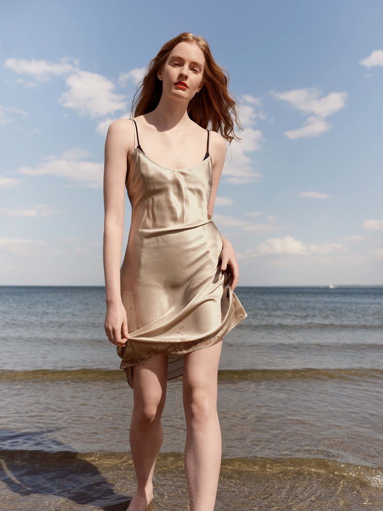 Valentina Kova Ashley Silk Slip Dress