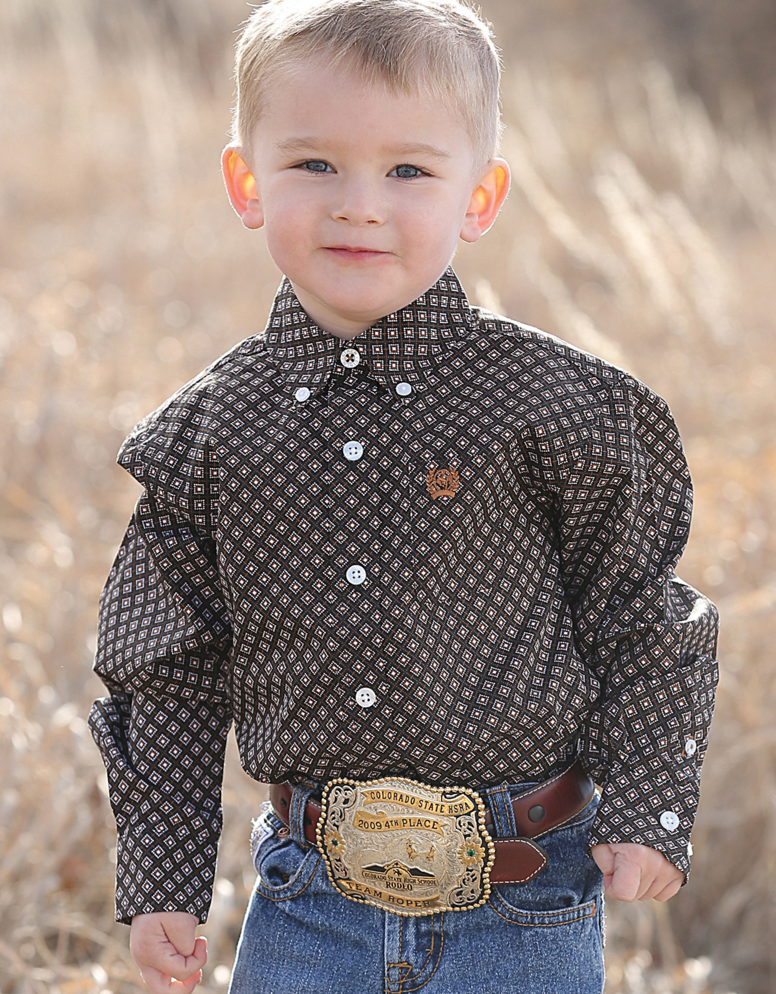 cinch infant button up