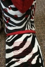 Blazin Roxx Red Zebra Slippers