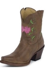 Tony Lama Ladies Cinnamon Patina Short Cowboy Boot