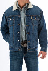 3xl sherpa lined denim jacket