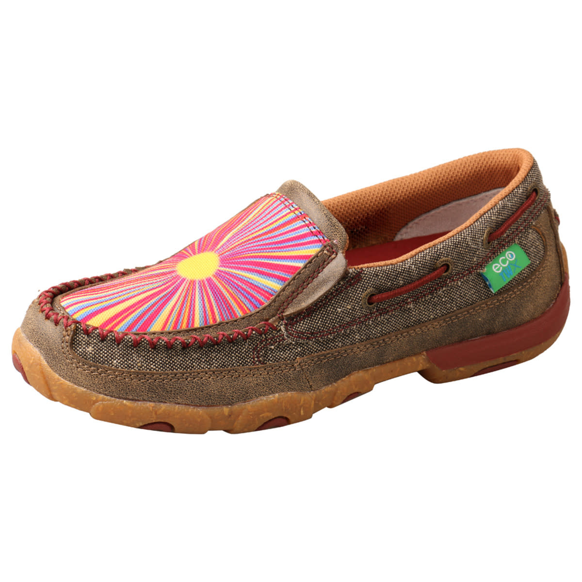 Womens Twisted X Slip On Driving Moc Eco TWX Bright Sunburst - Cowpokes ...