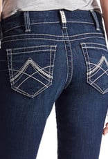 Ariat Womens REAL Mid Rise Straight Leg Jean Ocean - Cowpokes Western Shop