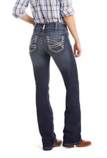 Ariat Ariat Womens Entwined REAL Mid Rise Stretch Boot Cut Riding Jean