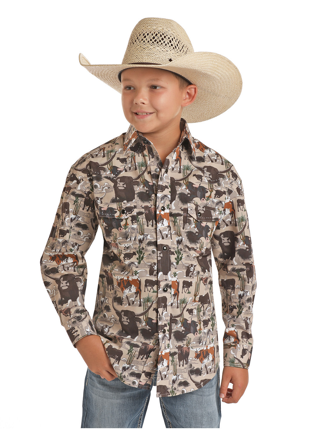 Dale Brisby Long Sleeve Range Cattle 