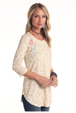 Womens Panhandle Cream and Tan Aztec Shirt