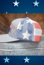 All American Babe Red White Blue Flag Baseball Cap