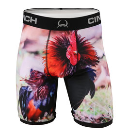 Cinch Mens Cinch Boxer Brief 9" Rooster