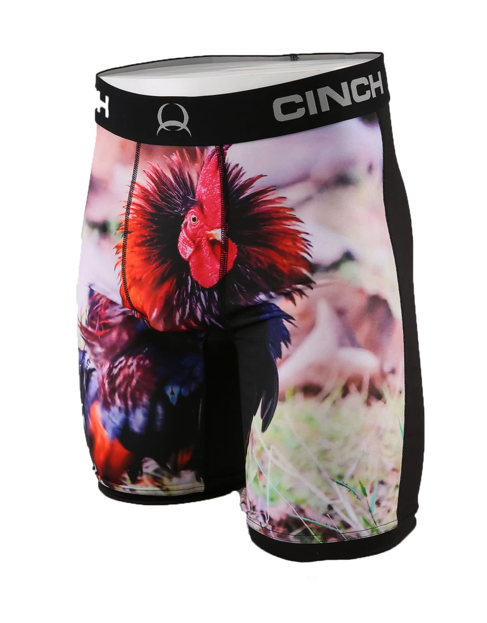 Cinch Mens Cinch Boxer Brief 9" Rooster