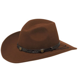 Twister Dakota Chestnut Brown Crushable Wool Cowboy Hat