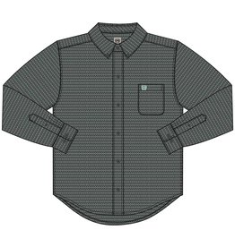 Cinch Boys Cinch Long Sleeve Grey Print Button Western Stretch Shirt
