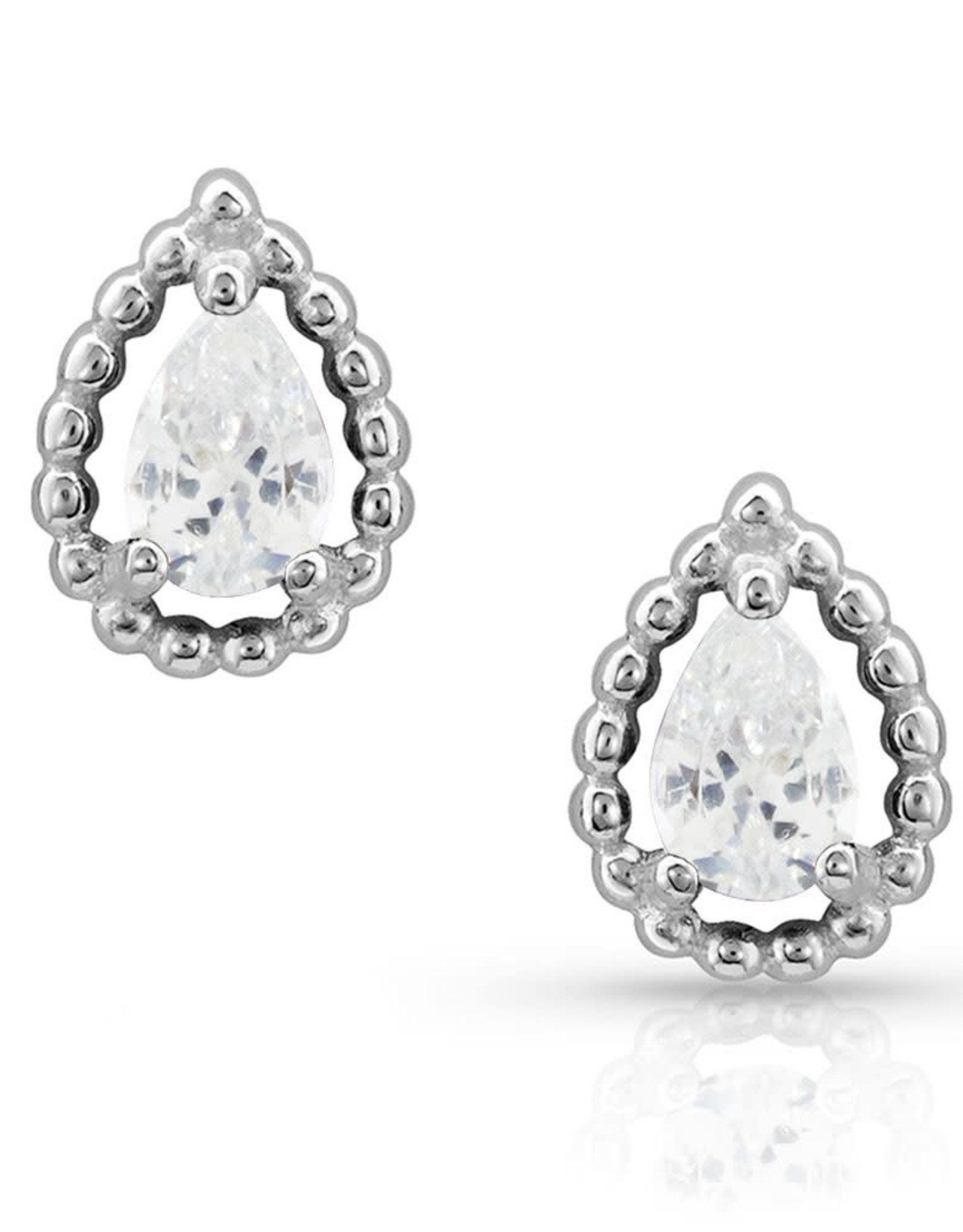 Montana Earrings Artic Rain Teardrop Clear Cubic Zirconia