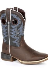 Durango Durango Kids Western Belgian Brown Denim Square Toe Cowboy Boots