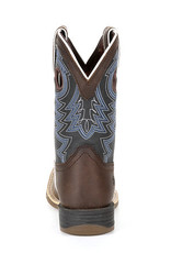 Durango Durango Kids Western Belgian Brown Denim Square Toe Cowboy Boots