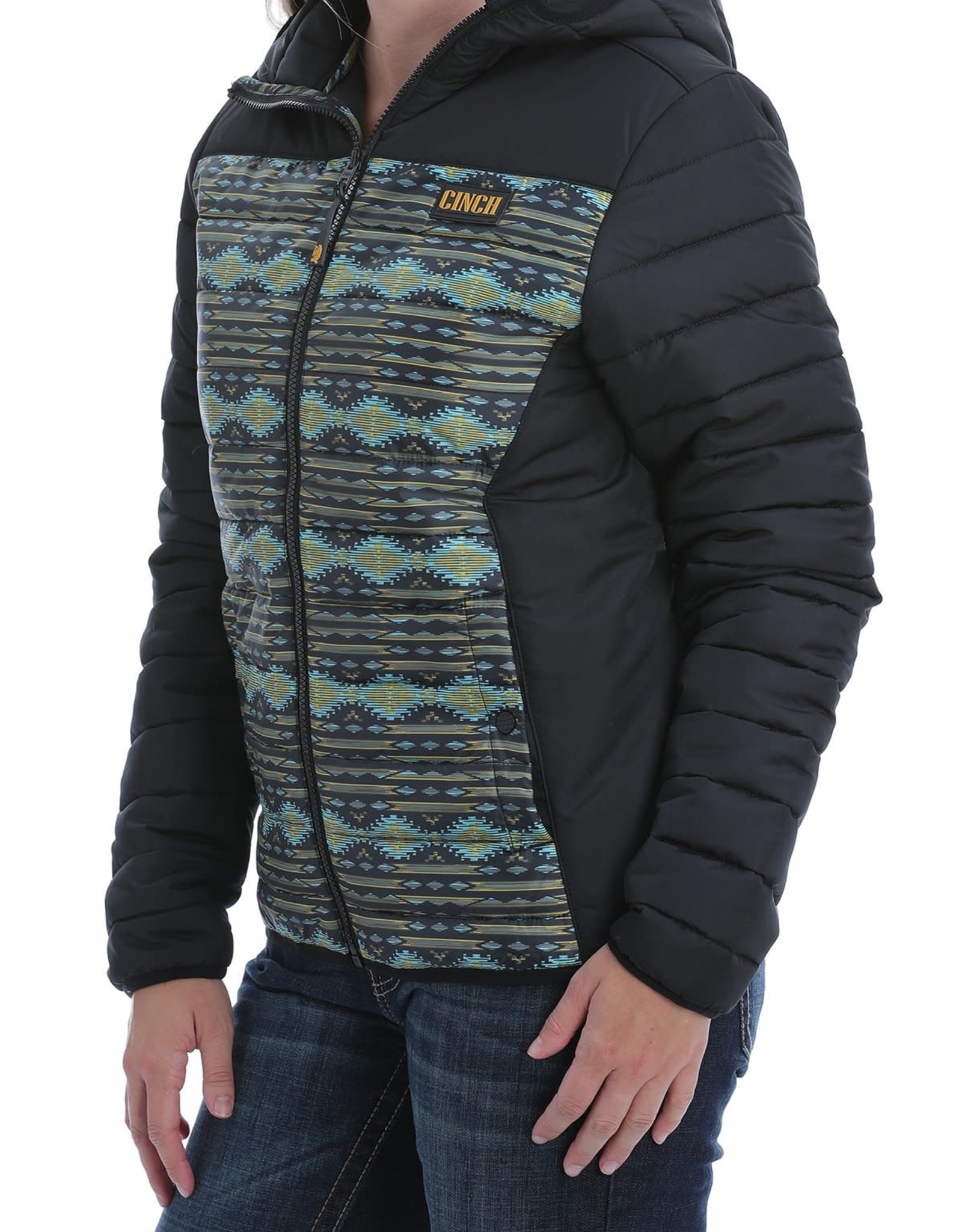 Cinch Womens Cinch Quilted Hooded Jacket