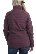 Cinch Womens Cinch Burgundy Print Bonded Jacket