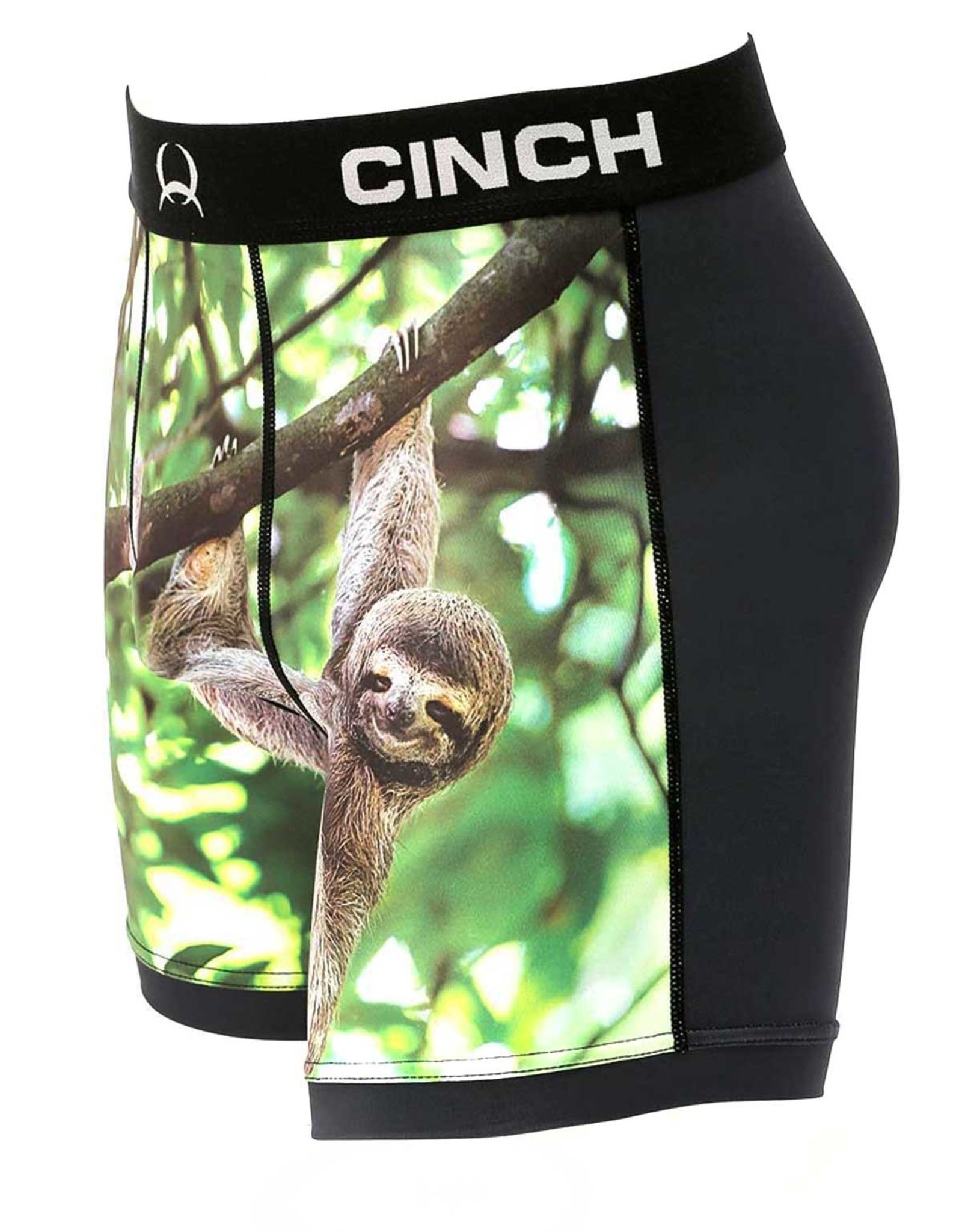 Cinch Mens Cinch Boxer Briefs 6" Sloth