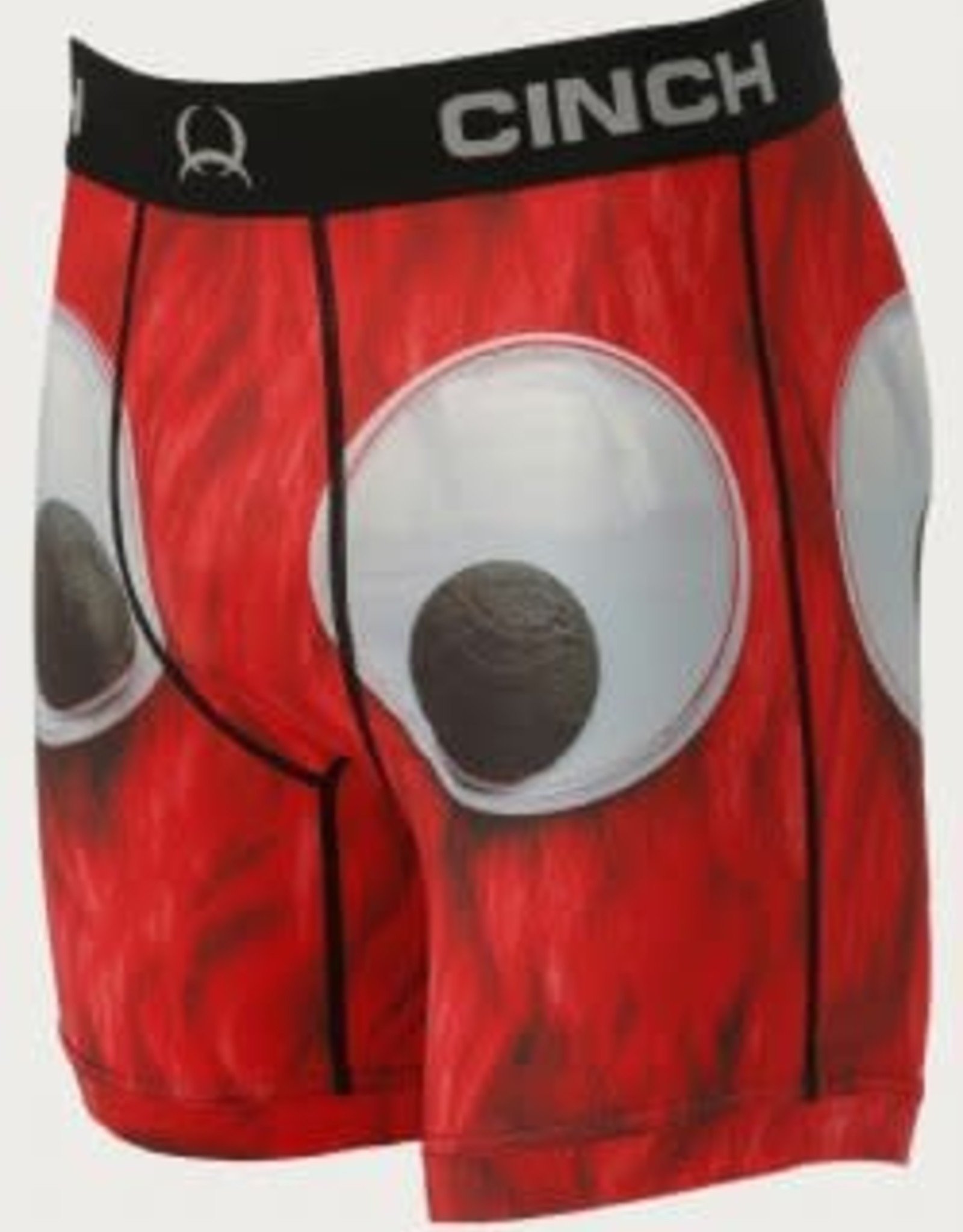 Cinch Cinch Boxer Brief 6" Red Monster