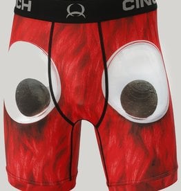 Cinch Cinch Boxer Brief 6" Red Monster