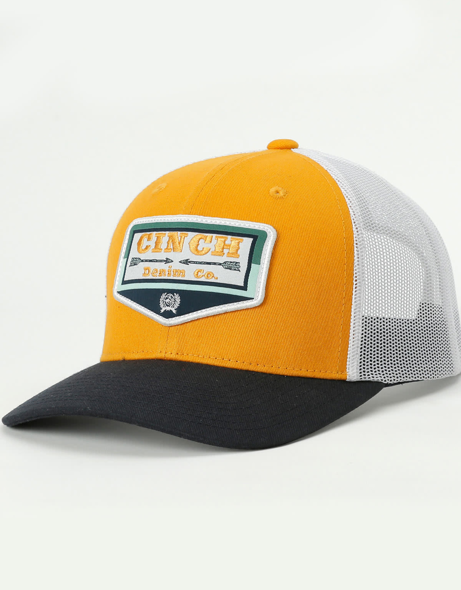 Cinch Mens Cinch Gold Patch Mesh Trucker Ball Cap