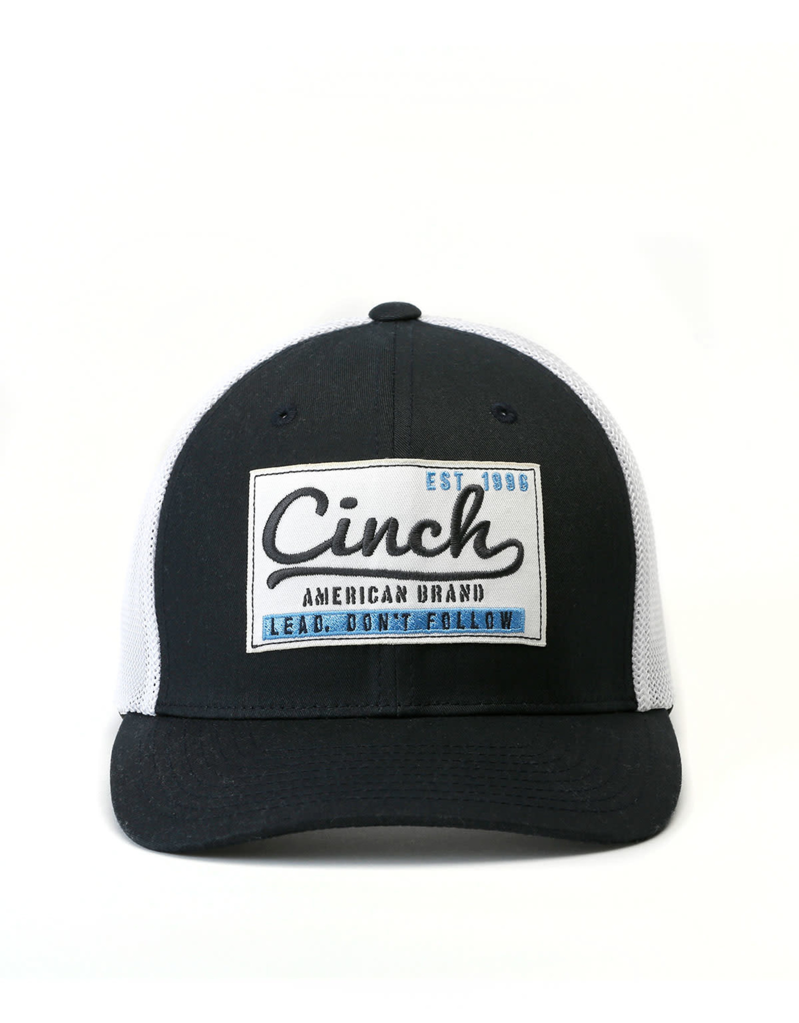 Cinch Mens Cinch Navy Logo Patch Mesh Trucker Ball Cap