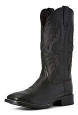 Ariat Mens Black Solado Venttek Wide Square Toe Western Cowboy Boot