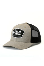 Cinch Mens Cinch Khaki and Black Logo Patch Mesh Trucker Ball Cap