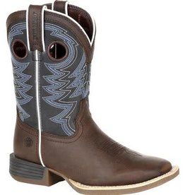 Durango Durango Youth Kids Rebel Pro Western Brown Denim Square Toe Cowboy Boots Sz 3.5 - 6