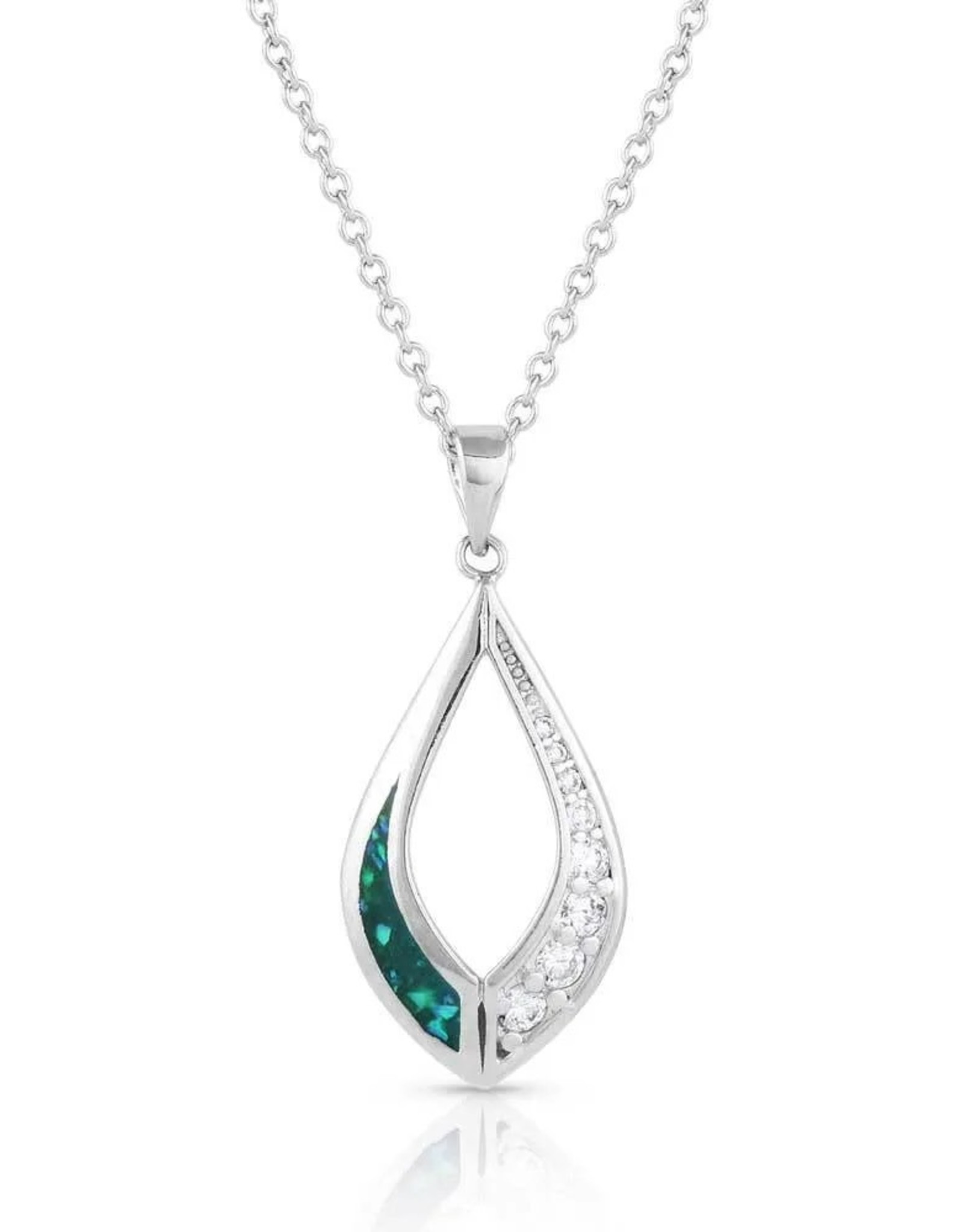 Montana Silversmiths Balanced Perspective Opal Necklace