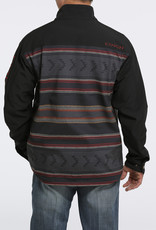 Cinch Mens Cinch Concealed Carry Black  Rust Aztec Body Bonded  Jacket