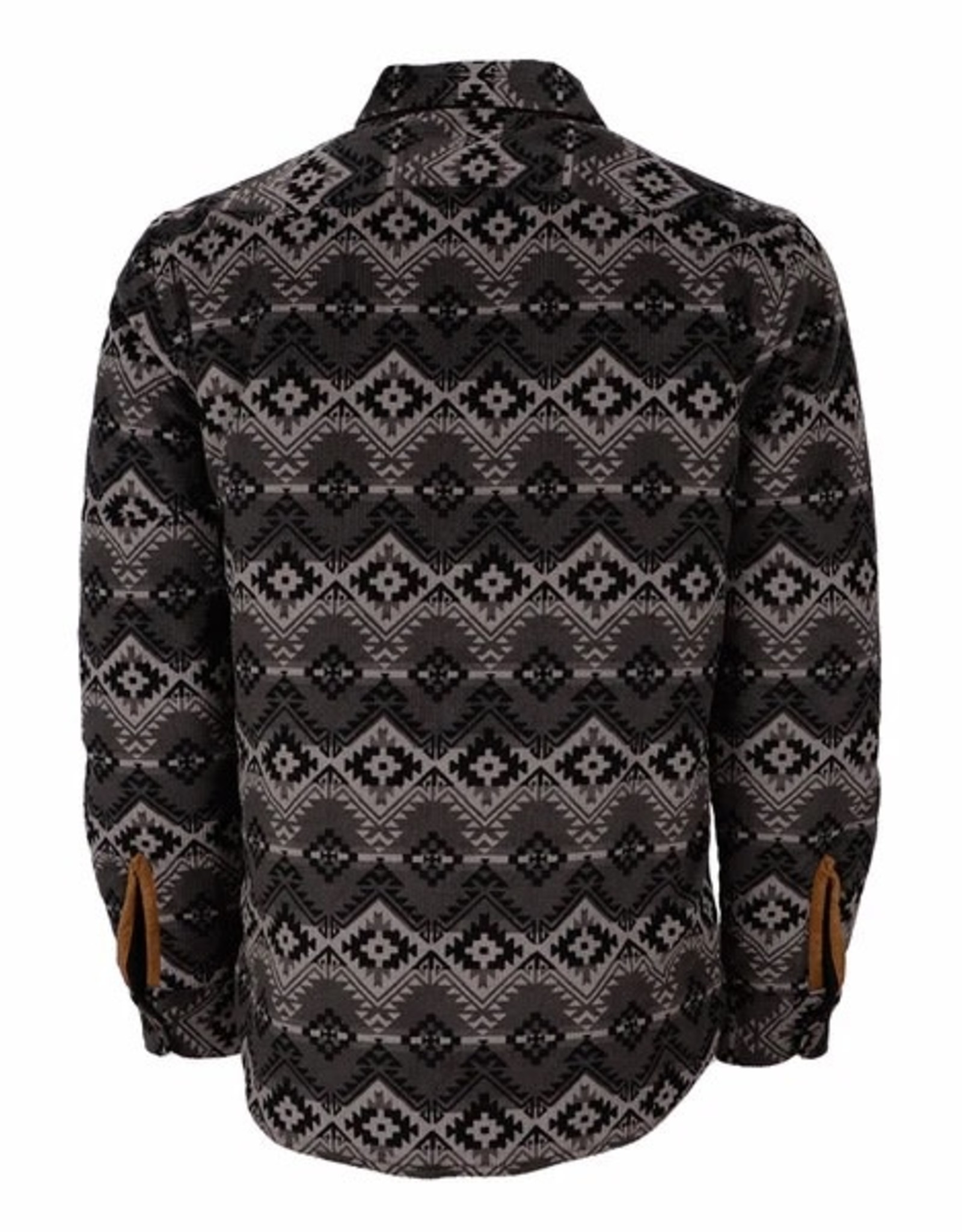 Mens STS Reversible Black Aztec Shacket