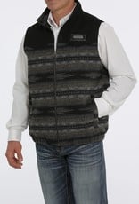 Cinch Mens Cinch Concealed Carry Black Aztec Wooly Western Vest