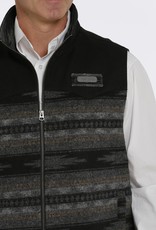 Cinch Mens Cinch Concealed Carry Black Aztec Wooly Western Vest